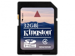 Карта памяти Kingston SDHC 32GB Class 4 Карта памяти Kingston SDHC 32GB Class 4