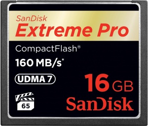 Карта памяти SanDisk CF 16GB eXtreme Pro 160MB/s