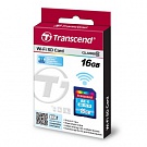 Карта памяти Transcend SDHC 16GB Class10 WiFi