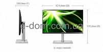 Монитор TFT Samsung 27 S27C750PSA 5ms, D-Sub, 2xHDMI, MVA, LED, Black, Pivot, 178/178