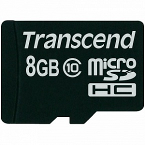 Карта памяти Transcend MicroSDHC 8GB (Class 10) Карта памяти Transcend MicroSDHC 8GB (Class 10)