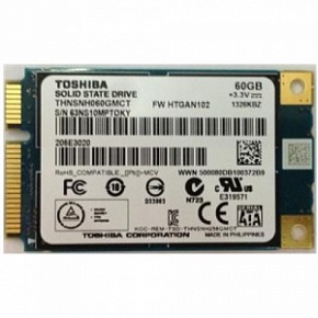 Дисковый флеш накопитель SSD mSATA Toshiba 60GB bulk
