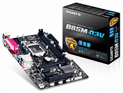 материнська плата s1150 Intel B85 DVI/VGA LPT PCI mATX GA-B85M-D3V