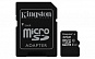 Карта памяти Kingston microSDHC 32GB Class 10 + SD адаптер Карта памяти Kingston microSDHC 32GB Class 10 + SD адаптер
