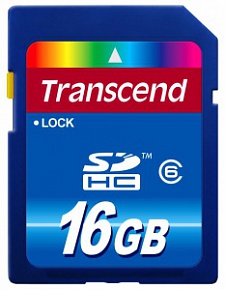 Карта памяти Transcend SDHC 16GB (Class 6)