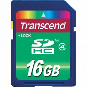 Карта памяти Transcend SDHC 16GB (Class 4) Карта памяти Transcend SDHC 16GB (Class 4)