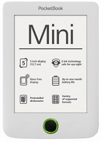 Электронная книга PocketBook Mini, белый Электронная книга PocketBook Mini, белый
