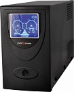    009.  ИБП LogicPower L850VA, LCD-экран, 2 евророзетки, 5 ступ. AVR, 8.5Ач12В, металлический корпу
