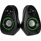    Колонки LF-301, 2*5Вт, USB, Длина кабеля: 1,2М, black-green