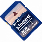 Карта памяти Kingston SDHC 8GB Class 4