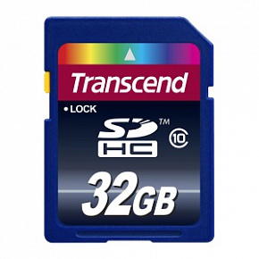 Карта памяти Transcend SDHC 32GB (Class 10) Карта памяти Transcend SDHC 32GB (Class 10)