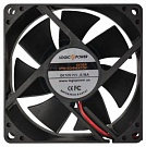    Вентилятор корпусной LogicPower F12NB 120MM, 3pin (питание), цвет-черный, DC12V, 0.16A, 1.92 Вт, 