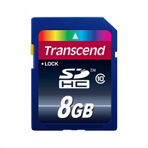 Карта памяти Transcend SDHC 8GB (Class 10)