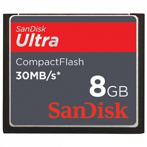 Карта памяти SanDisk CF 8GB Ultra 30Mb/s Карта памяти SanDisk CF 8GB Ultra 30Mb/s