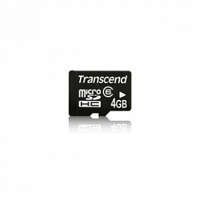 Карта памяти Transcend MicroSDHC 4GB (Class 6) Карта памяти Transcend MicroSDHC 4GB (Class 6)
