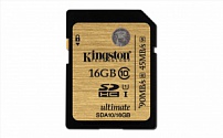 Карта памяти Kingston Ultimate SDHC 16GB Class10 UHS-I 90Mb/s