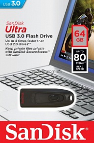 Накопитель USB 3.0 SanDisk Ultra 64GB