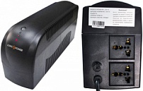    001.  ИБП LogicPower 500VA-P, 2 евророзетки, 5 ступ. AVR, 7.5Ач12В. plastic case