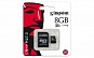 Карта памяти Kingston microSDHC 8GB Class 10 + SD адаптер Карта памяти Kingston microSDHC 8GB Class 10 + SD адаптер